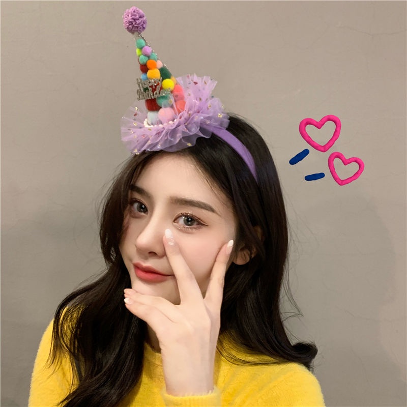 Mũ Sinh Nhật Cao Cấp Dễ Thương Phong Cách Hàn Quốc 2022