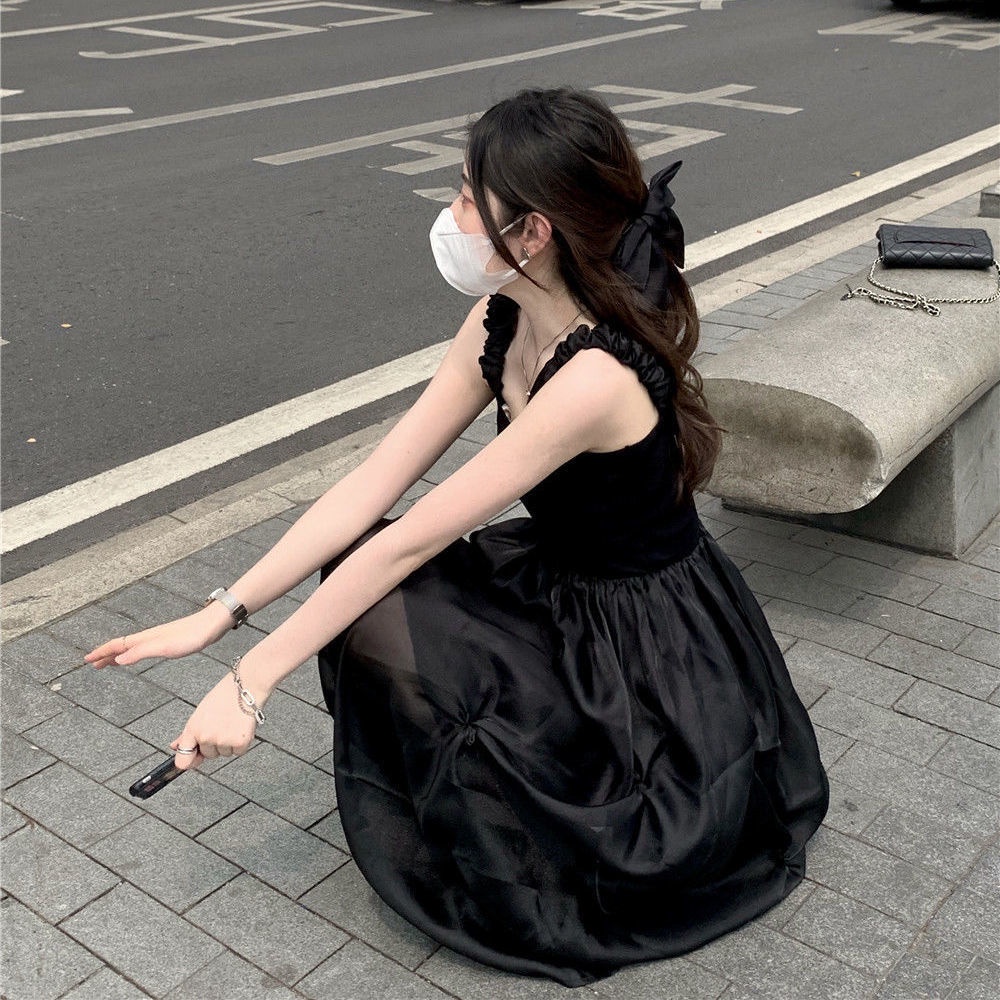 Đầm Hai Dây Màu Trắng Dáng Ôm Thời Trang Mùa Hè Xinh Xắn Cho Nữ