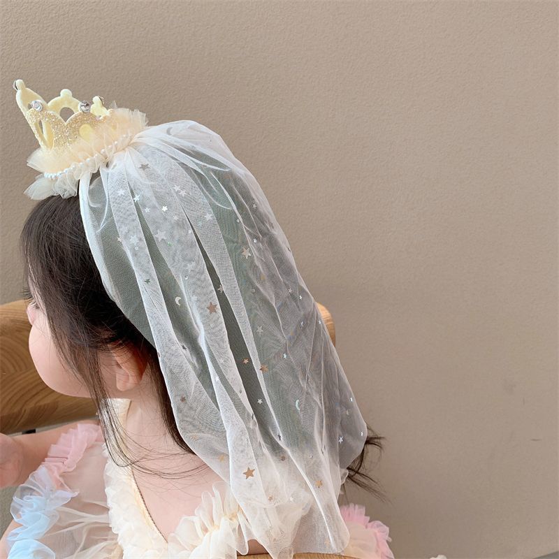 Mũ Sinh Nhật Ba Chiều Đính Vương Miện Công Chúa Ba Chiều Siêu Dễ Thương Phong Cách Hàn Quốc Cho Bé Gái