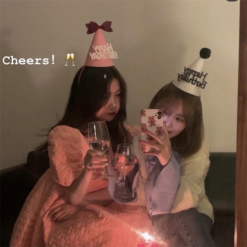 Mũ Sinh Nhật Bằng Vải Không Dệt Dễ Thương Xinh Xắn Cho Người Lớn Và Trẻ Em