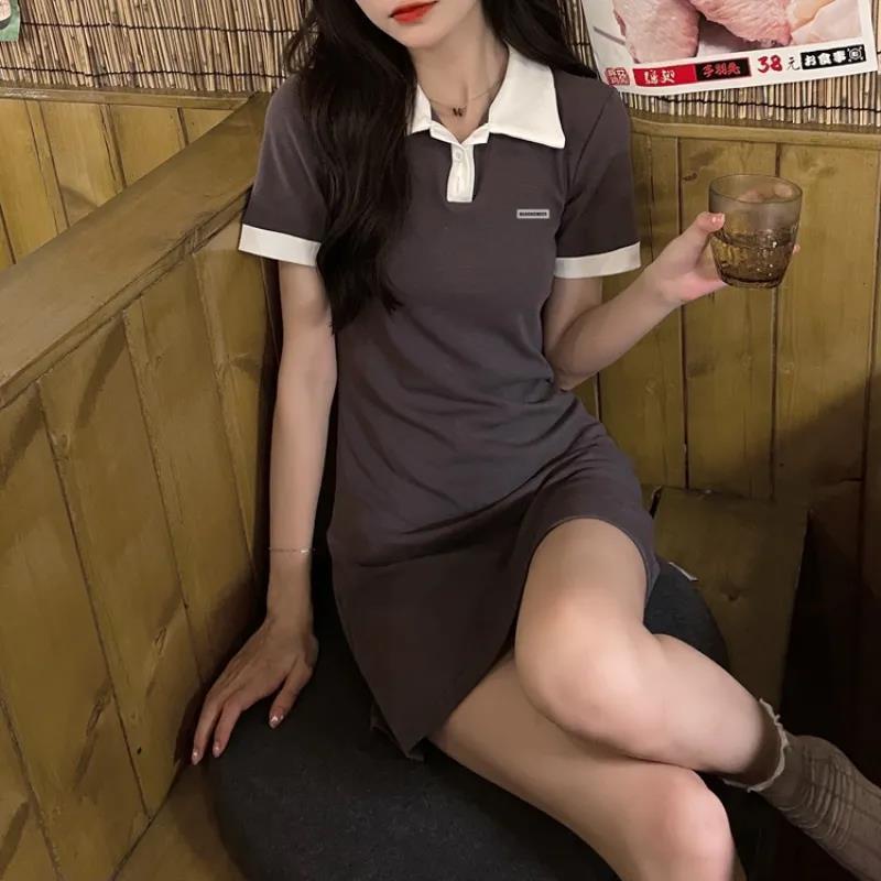 Đầm Nữ Tay Ngắn Kiểu Dáng Thời Trang Phong Cách Hàn Quốc