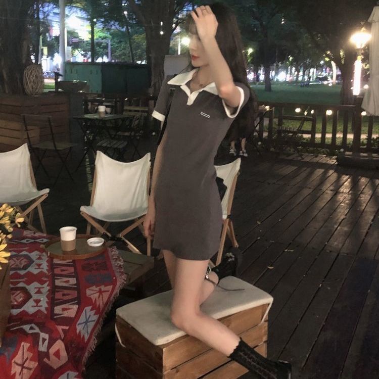 Đầm Nữ Tay Ngắn Kiểu Dáng Thời Trang Phong Cách Hàn Quốc