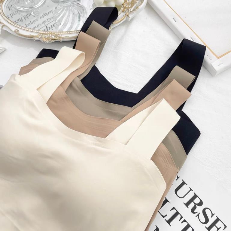 ❤️ Áo Bra Nữ Su 2 Dây Dáng Lửng Có Mút Nâng Ngực Màu Pastel Quyến Rũ Hot Bikini 7213 ❤️