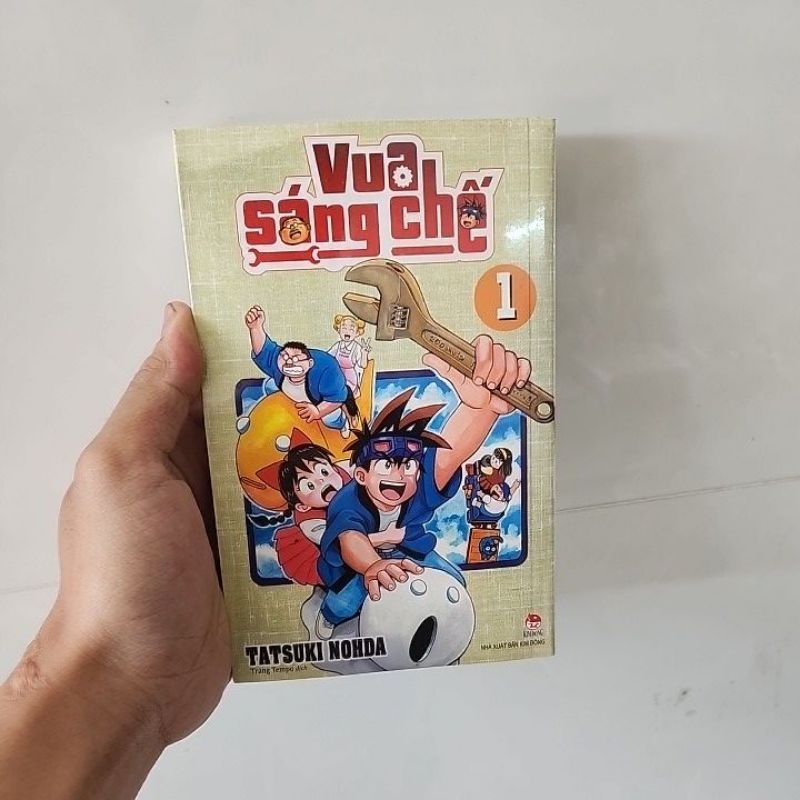 Vua Sáng Chế - Tập 1 - Tặng Kèm 1 Bảng Sticker giấy ố vàng theo thời gian