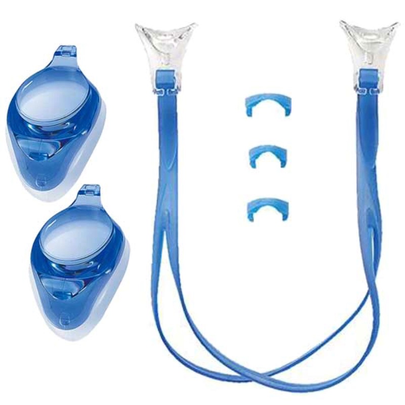 Kính bơi cận ARENA / Ống kính theo toa AGL-4500C BLU (nếu bạn cận lệch mắt đều có thể sử dụng )