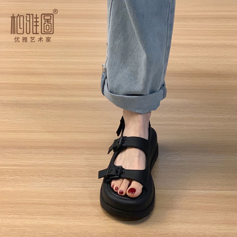 Xăng đan Đế Dày Thời Trang Mùa Hè 2023 Dành Cho Nữ