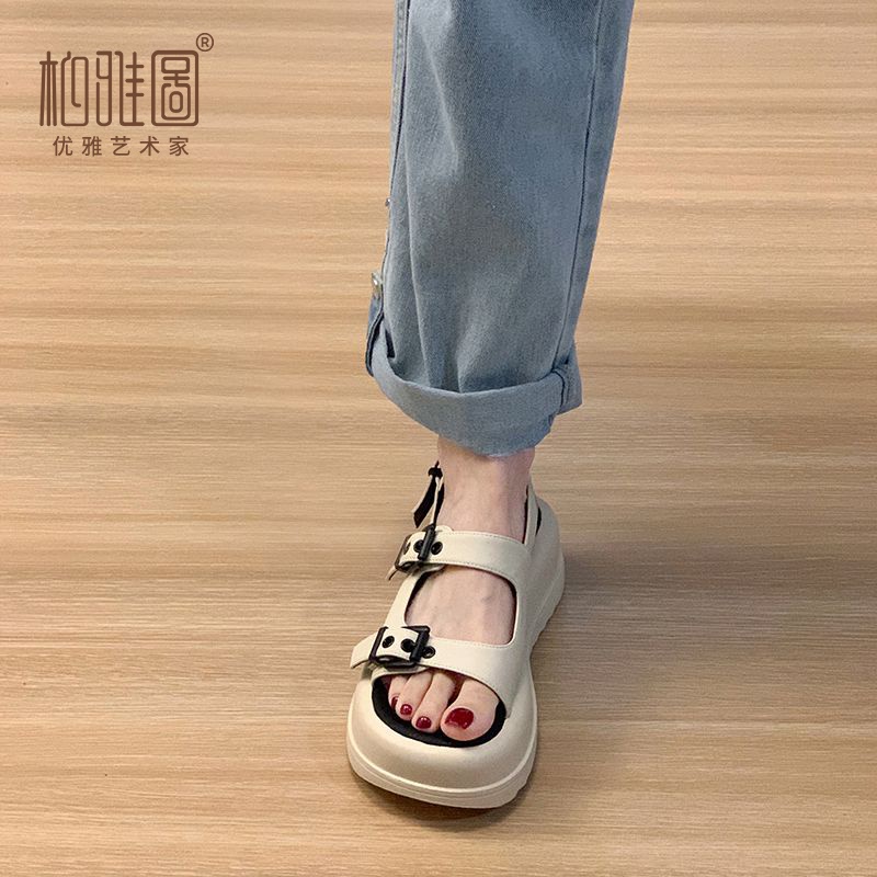 Xăng đan Đế Dày Thời Trang Mùa Hè 2023 Dành Cho Nữ