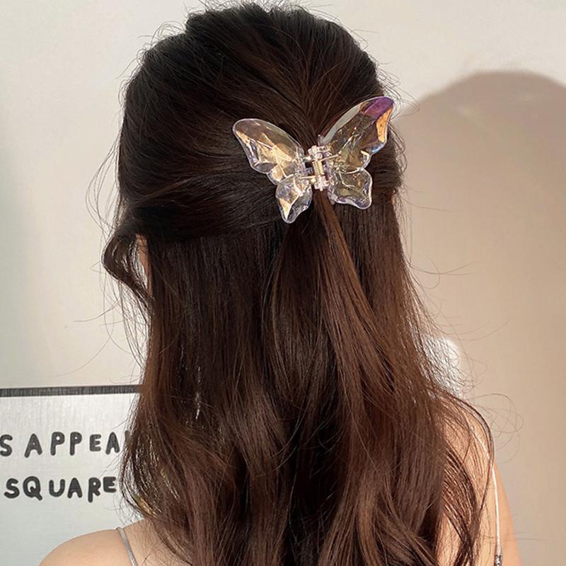 Kẹp Tóc Hình Nơ Đính Pha Lê Phong Cách Hàn Quốc Thanh Lịch Cho Nữ