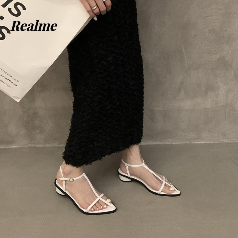 Giày Sandal Dây Bạc Đế Bằng Phong Cách Roman Thời Trang Mùa Hè 2023 Mới