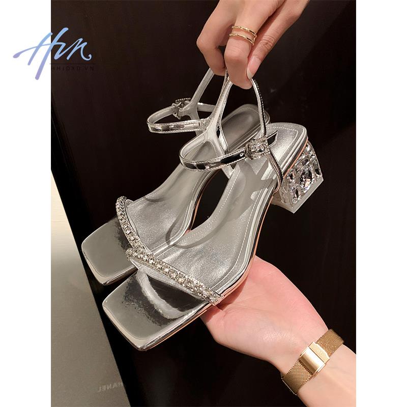 Sandal Cao Gót Thiết Kế Mới Đơn Giản Thời Trang Mùa Hè Dành Cho Mùa Hè Năm 2023