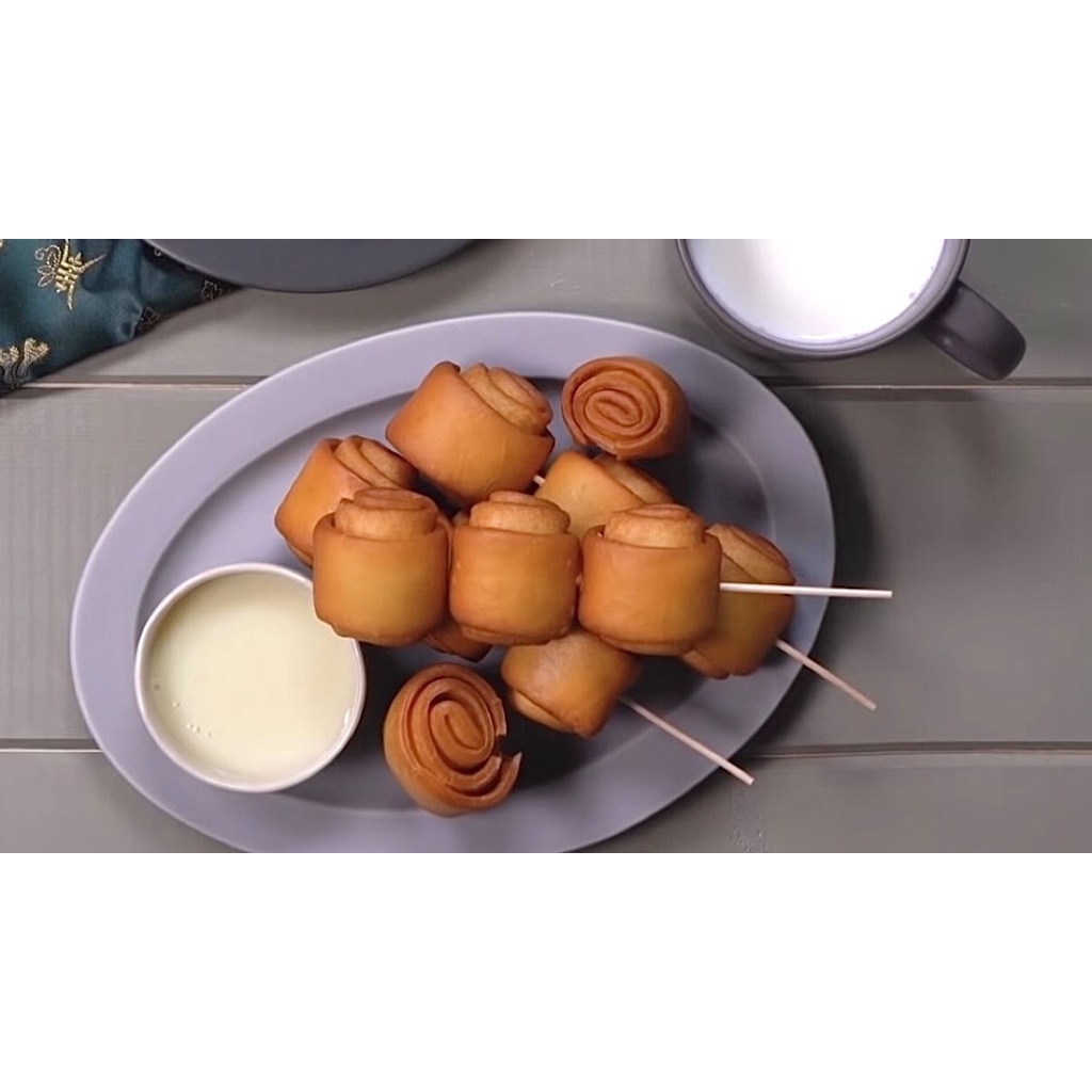 BÁNH BAO KHÔNG NHÂN 300g chay mặn đều dùng được, hấp, nướng lò, nồi chiênkhông dầu hàng date luôn mới