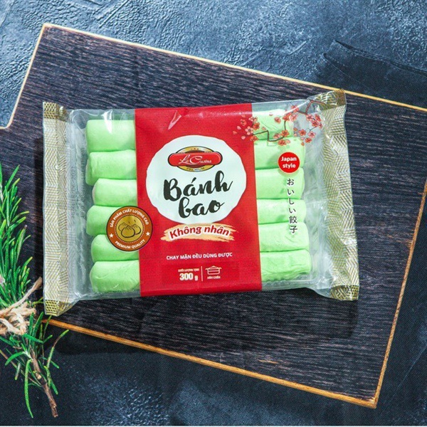 BÁNH BAO KHÔNG NHÂN 300g chay mặn đều dùng được, hấp, nướng lò, nồi chiênkhông dầu hàng date luôn mới