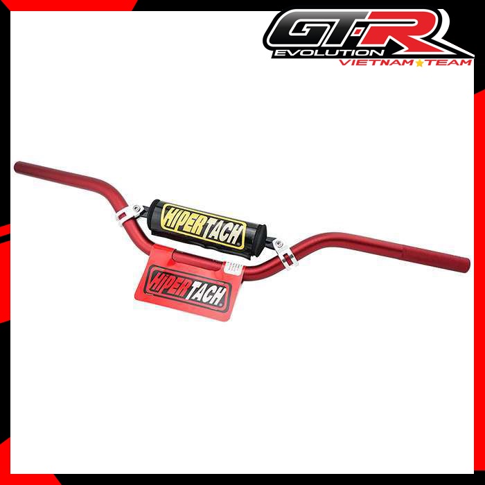 Ghi đông nhôm phi 22mm mẫu thấp  + thanh giằng có đệm HIPERTECH