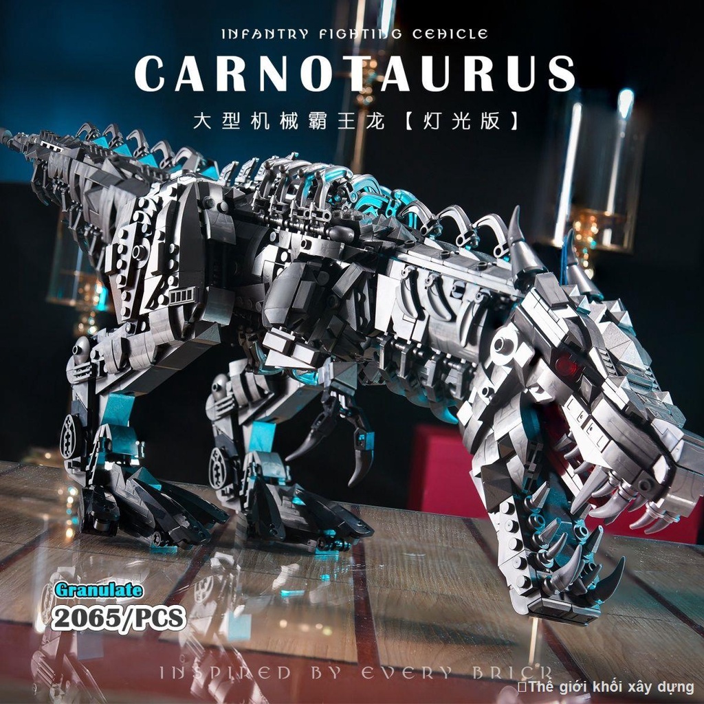 Tương thích với Lego Khủng Long Cơ Khủng Long Khối Xây Dựng Trung Quốc Cậu Bé Lắp Ráp Tyrannosaurus Rex Ngày Trẻ Em Độc