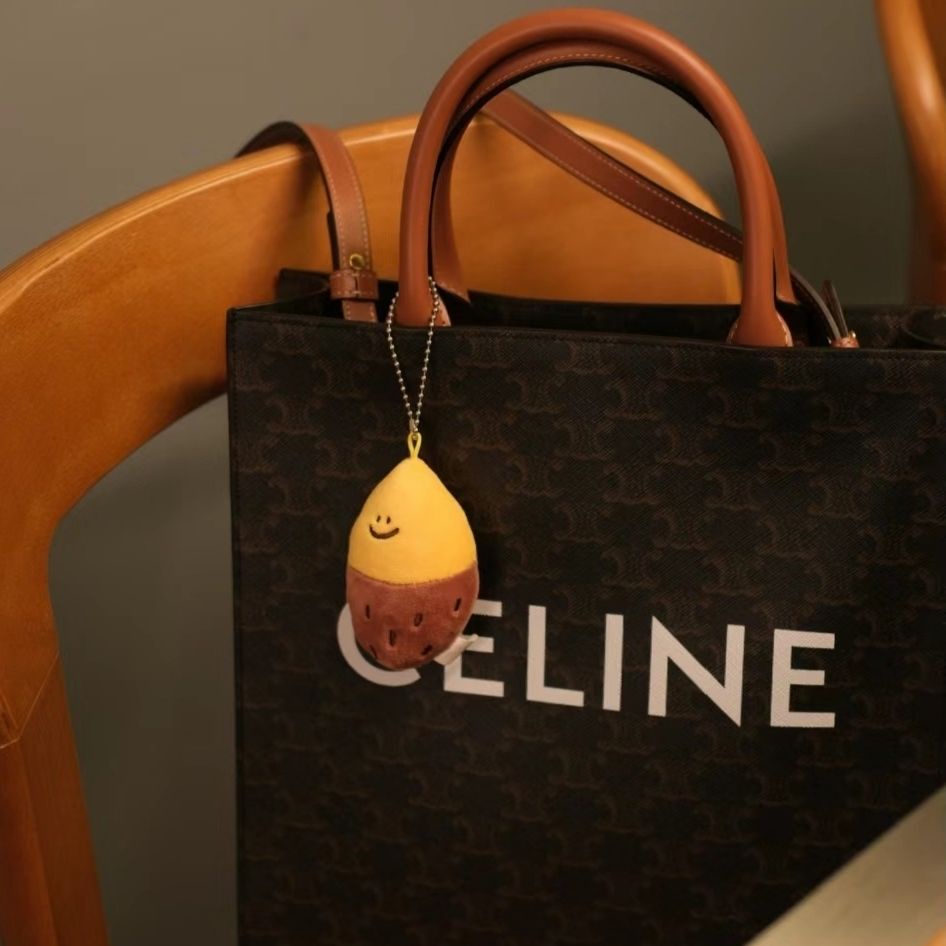 Móc Khóa Nhồi Bông Hình Khoai Tây Ngọt Ngào Dễ Thương Phù Hợp Cho Trang Trí Ba Lô