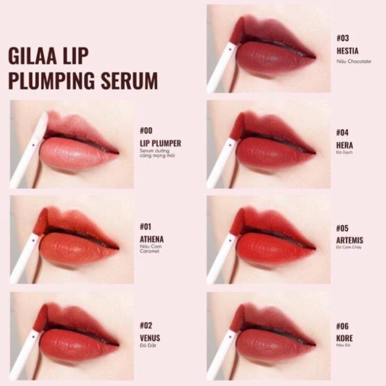 sonstore [TẶNG MẶT NẠ NHAU THAI] Son Gilaa Plumping Lip Serum - Phiên bản Velvet Tint Hoàn Hảo_CoCoDDe.Perfumer29 giá rẻ