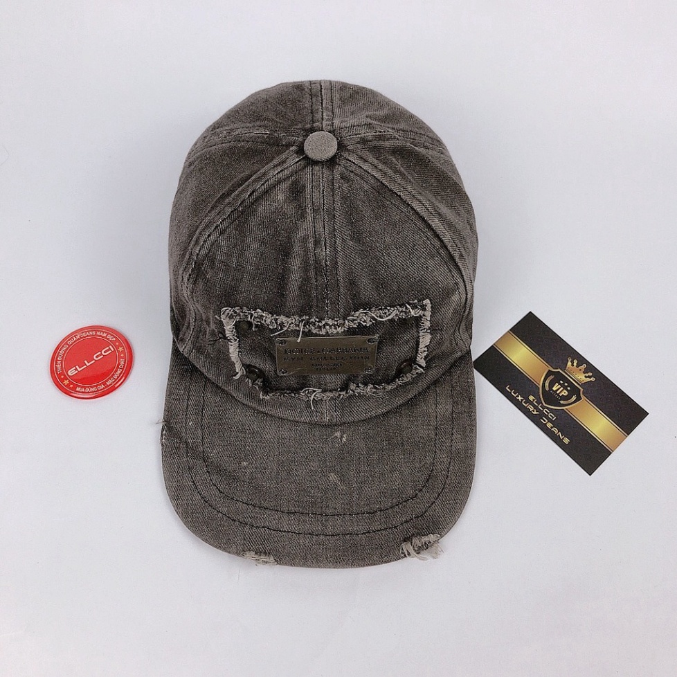 Mũ lưỡi trai - Nón kết loang bò jeans rách phong thái bụi bặm bụi bờ đường phố ( Freeship )