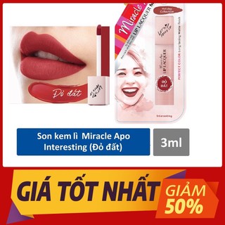 Sale rẻ nhất son kem lì miracle apo lip lacquer matte holiday collection 3ml sonstore
