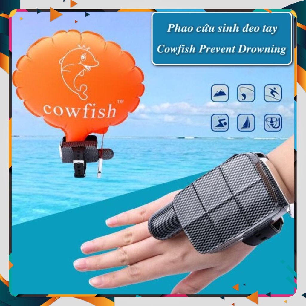 Phao cứu sinh khẩn cấp đeo tay Cowfish Prevent Drowning - EUROQUALITY