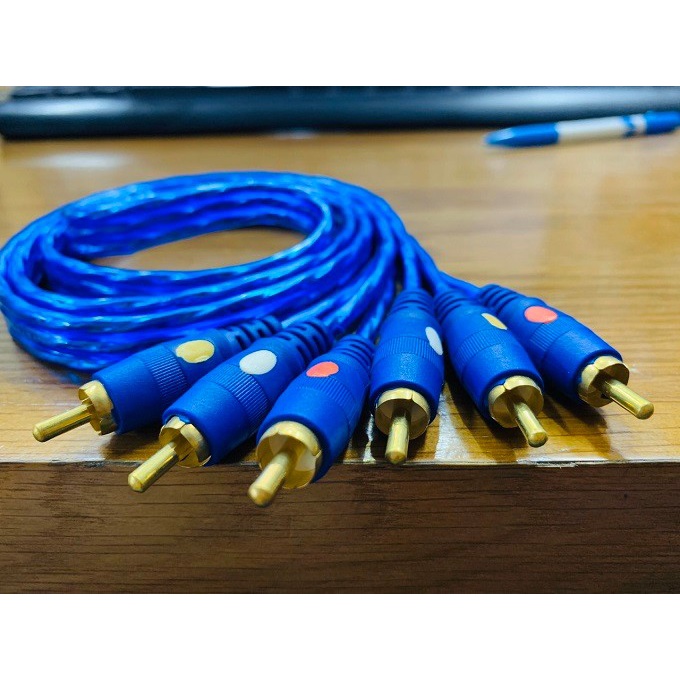 Cáp Chuyển Vga Ra Av 3 Đầu Hoa Sen