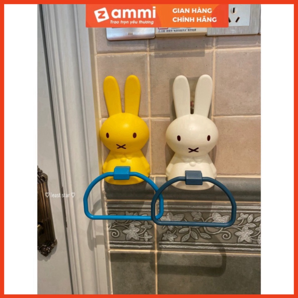 giá treo khăn dán tường hình thỏ phân phối chính hãng mommomkidMart Zammi | BigBuy360 - bigbuy360.vn