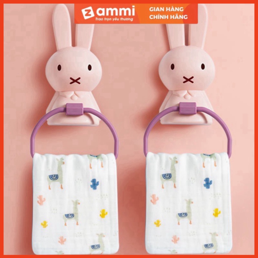 giá treo khăn dán tường hình thỏ phân phối chính hãng mommomkidMart Zammi | BigBuy360 - bigbuy360.vn