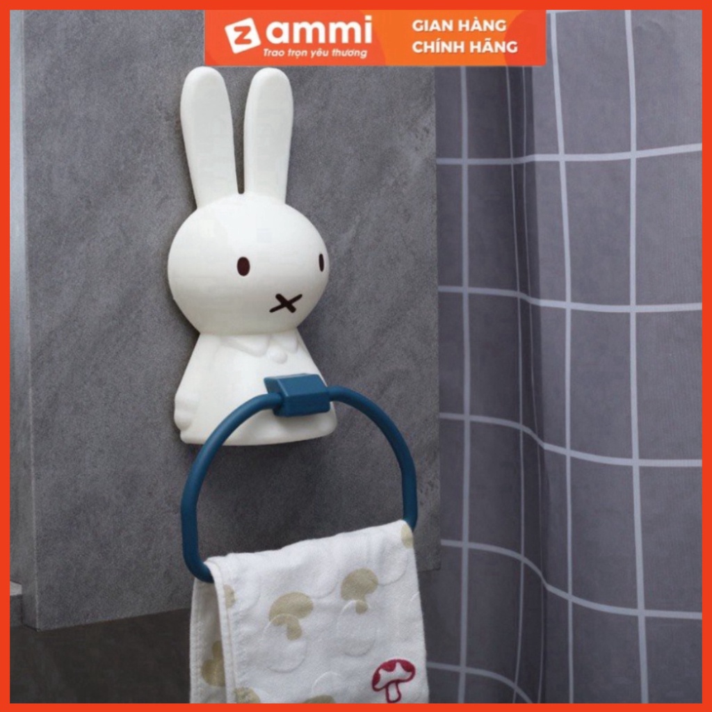 giá treo khăn dán tường hình thỏ phân phối chính hãng mommomkidMart Zammi | BigBuy360 - bigbuy360.vn