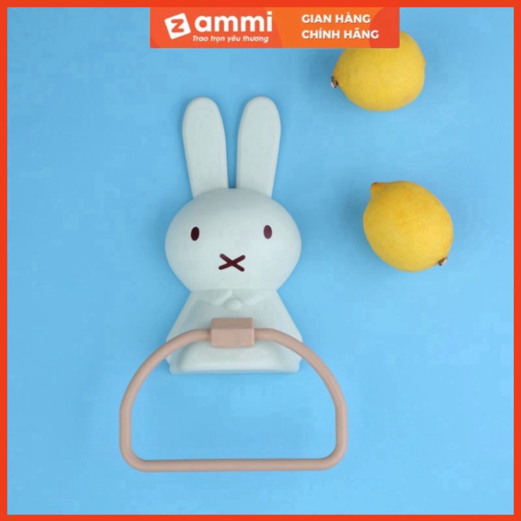 giá treo khăn dán tường hình thỏ phân phối chính hãng mommomkidMart Zammi | BigBuy360 - bigbuy360.vn