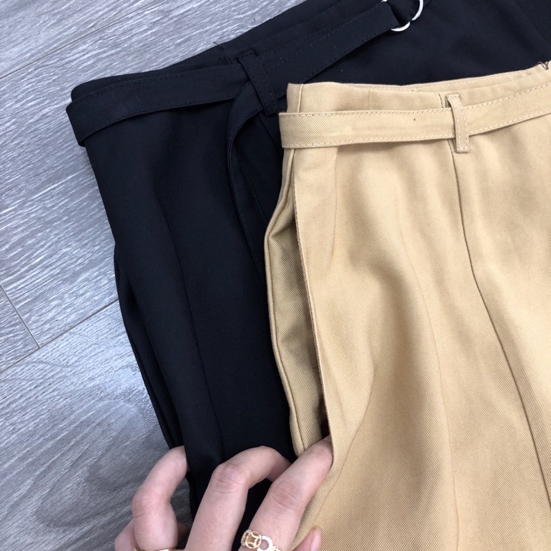 BEUCLOSET - Chân váy xoè kèm belt khoá