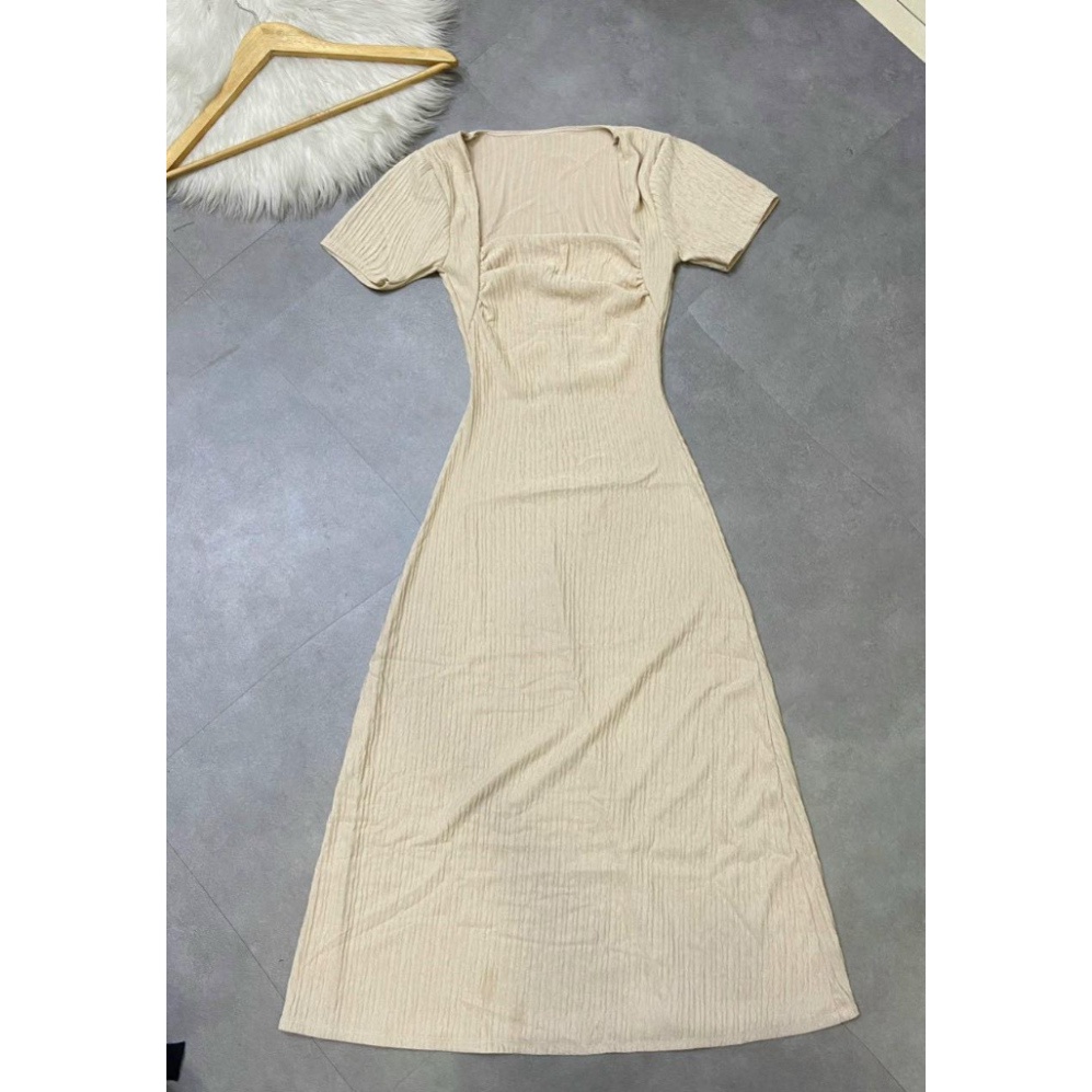 Đầm Xòe Cổ Vuông Dáng Dài Chất Xốp Siêu Hách Dáng 2023 C304 GKT HỎA TỐC