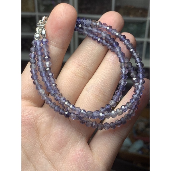 vòng tay Tanzanite 4ly mài giác