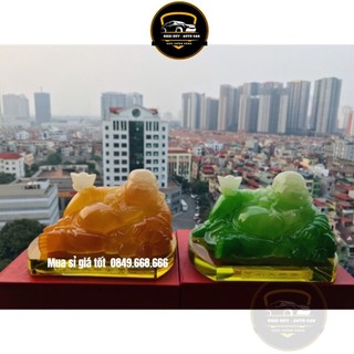 Tượng phật di lặc để trên ô tô may mắn tài lộc - Phật ở đâu Bình An ở đó - Khải Huy Scar
