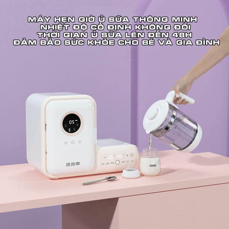 Mã 30K- Máy tiệt trùng bình sữa bằng tia cực tím M19 đa năng, máy khử khuẩn sấy khô bình sữa nội địa Trung