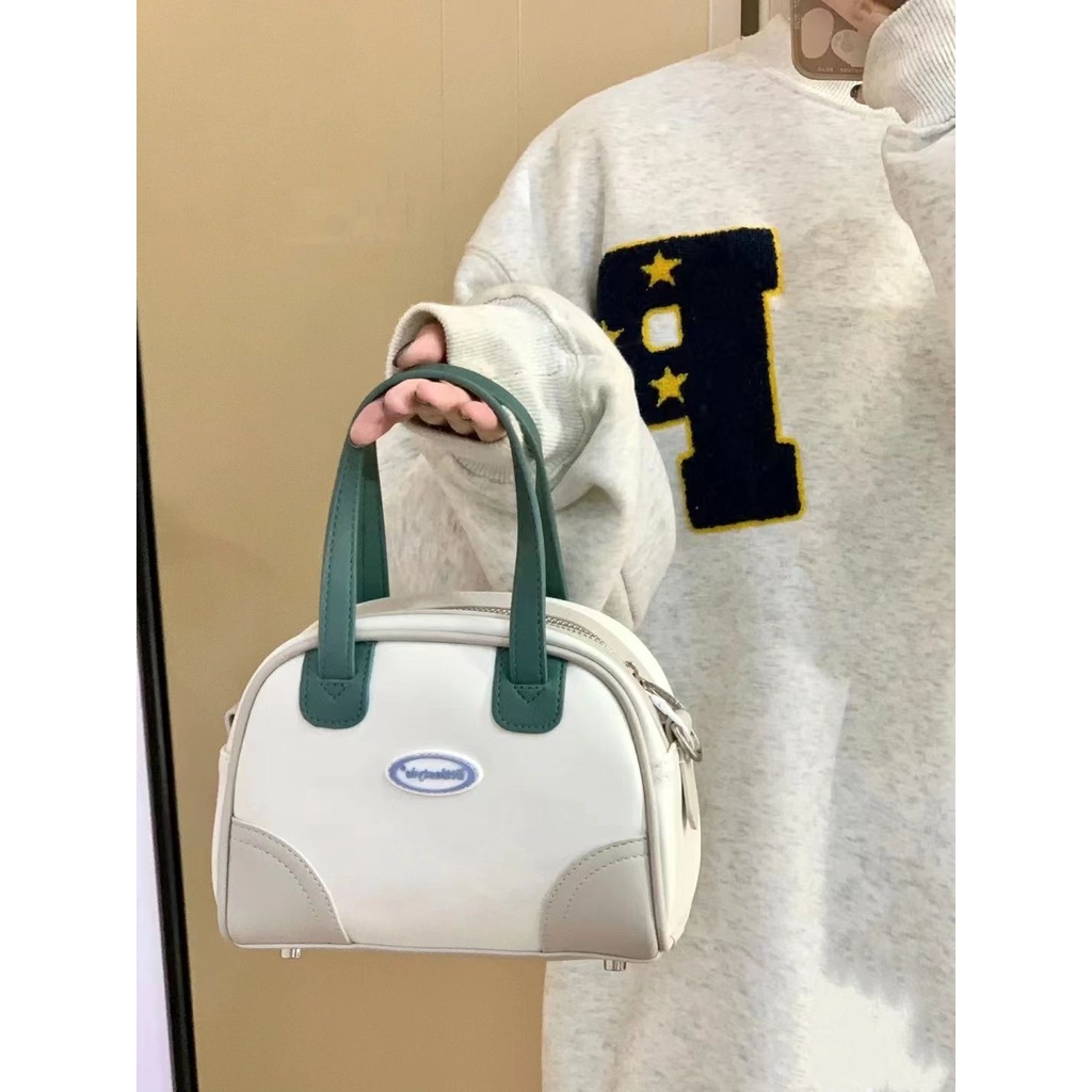 Túi Xách Boston Đeo Vai Phong Cách Thời Trang Retro Dành Cho Nữ