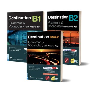 Sách - combo destination grammar & vocabulary b1, b2 và c1&c2 -