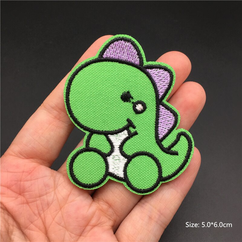 Sticker ủi nhiệt thêu logo hình động vật dễ thương huy hiệu dán cute độc đáo - Patch ủi quần áo balo H84