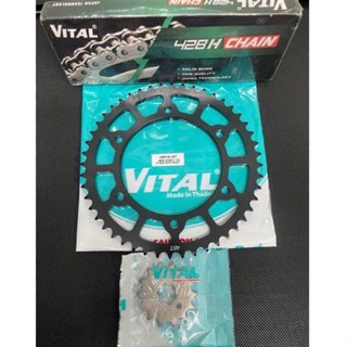  Nsd 10Ly Yamaha R15 V3 XSR 155 MT-15 Fz155i Vixion Nhông 14T 15T Dĩa  48T Sên 428H -10Ly >>> Chính hãng VITAL 