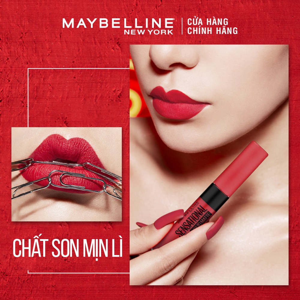 Son Kem Lì Nhẹ Môi Maybelline New York Sensational Liquid Matte Lipstick 7ml