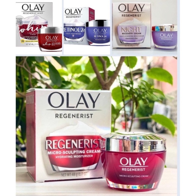 [Hàng Mỹ Bao Check] Kem Olay Mỹ Chính Hãng Chống Lão Hóa Olay Regenerist Micro-Sculpting Cream Face Moisturizer Mỹ