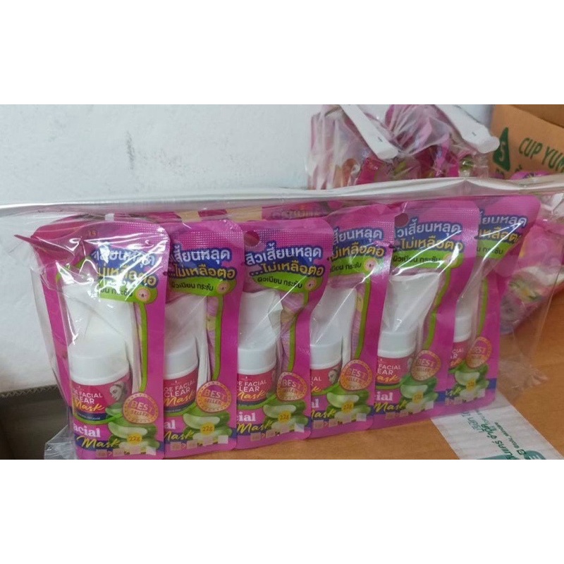 Gel lột mụn nha đam Thái lan sạch mụn đầu đen, mụn cám Aloe Mask