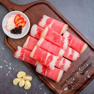 Ba chỉ bò Mỹ cuộn.khay 500g( giao hỏa tốc )