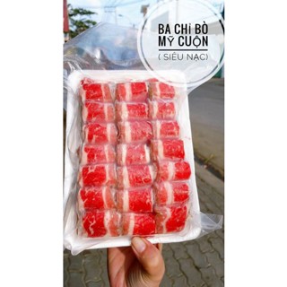 Ba chỉ bò cuộn nhập khẩu.500g( giao hỏa tốc )