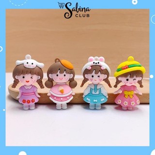 Móc Khóa , Móc Treo Cô Bé Siêu Cute Mẫu Mới Hot Nhất ngocphanminhkhoi