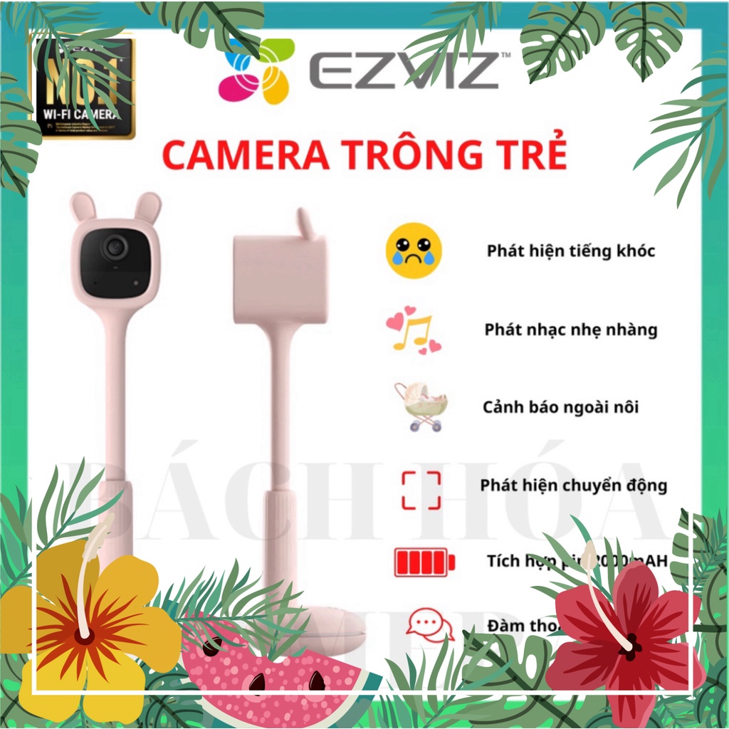 Camera WIFI Trông trẻ EZVIZ BM1 2MP FullHD 1080p, đàm thoại 2 chiều, tự nhiên bật nhạc khi Baby khóc, Camer