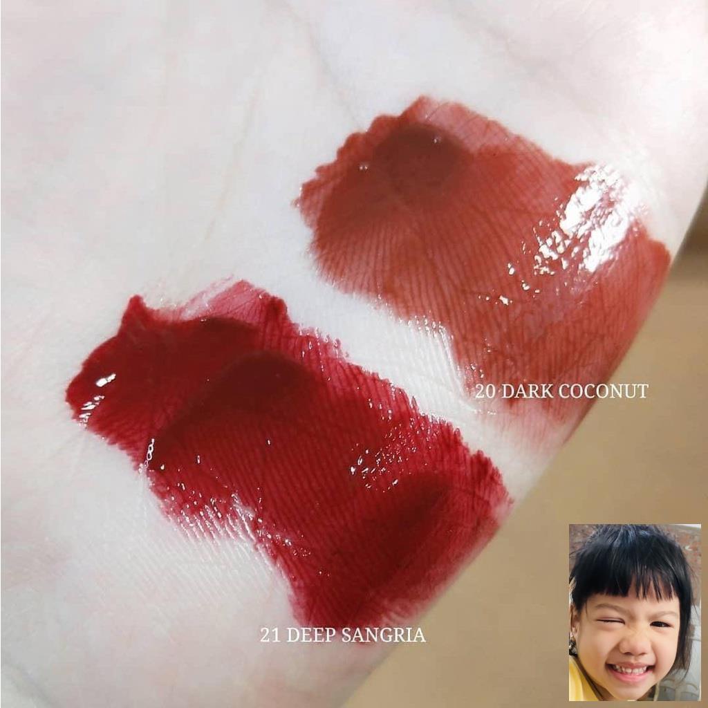 Son Romand bóng màu 21 đỏ mận (Romand Juicy Lasting Tint 21)