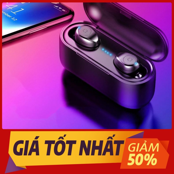 GIÁ TỐT NHẤT Kết nối bluetooth 5.0 nhanh chóng, ổn định và tiết kiệm pin Tainghebluetooth f9 cảm biến thông minh wechoix