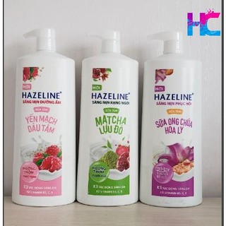 Sữa tắm Hazeline yến mạch dâu tằm chai lớn 1kg