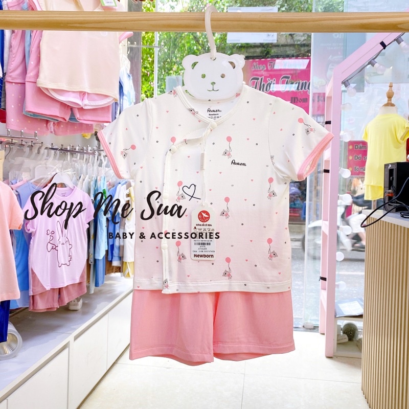 AVALER Bộ Cộc Tay Cài Chéo Cài Thẳng Cho Bé Sơ Sinh Đến 18 Tháng