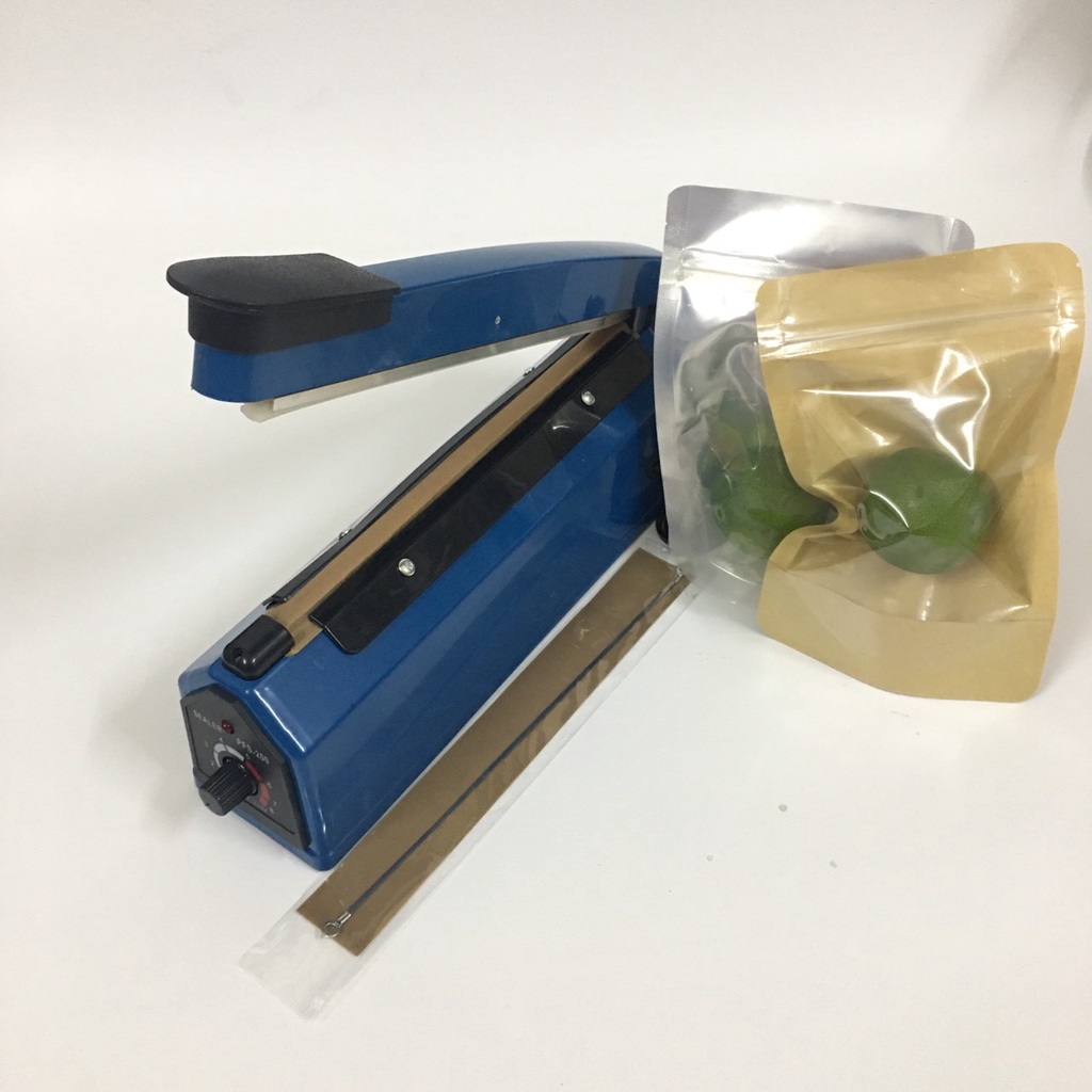 Máy hàn miệng túi ,i zip bạc, zip giấy, túi 4 biên...20cm không kén túi, hàn kín, nhanh chóng, tiện lợi, đóng gói bao bì