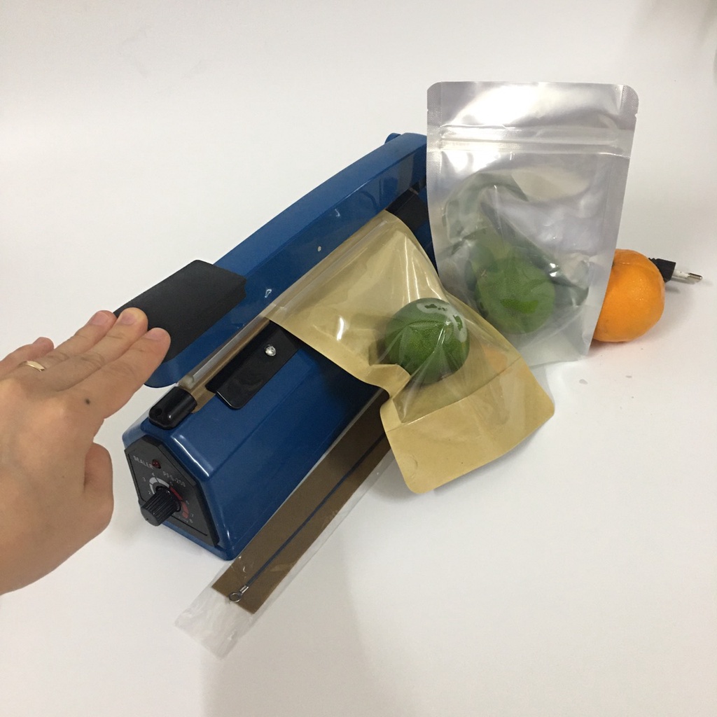 Máy hàn miệng túi ,i zip bạc, zip giấy, túi 4 biên...20cm không kén túi, hàn kín, nhanh chóng, tiện lợi, đóng gói bao bì